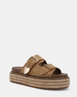 SAZKIA Sand Suede Sandals