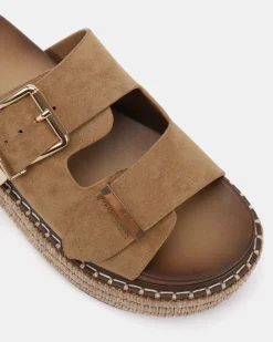 SAZKIA Sand Suede Sandals
