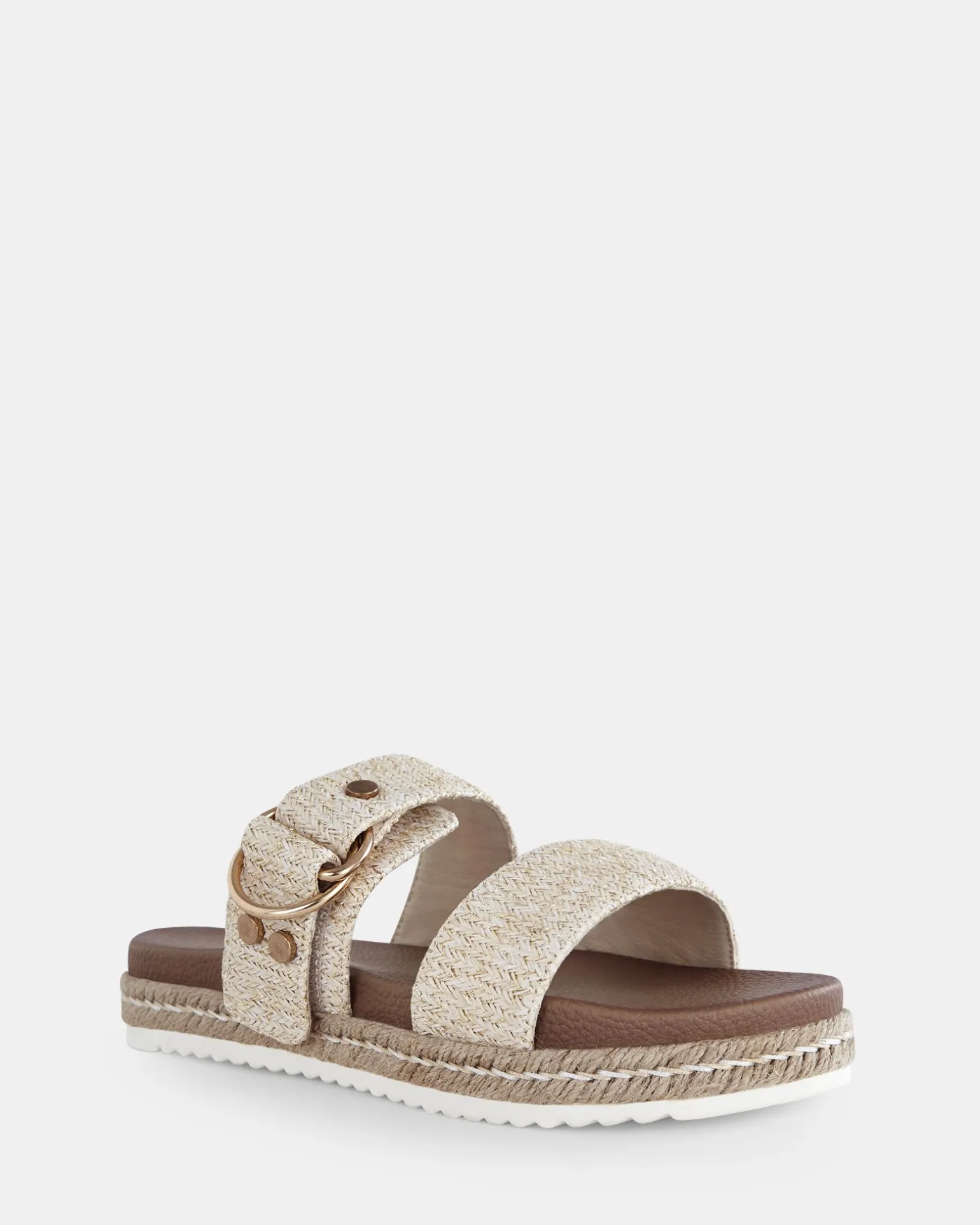 SEZZADIO METALLIC RAFFIA Sandals