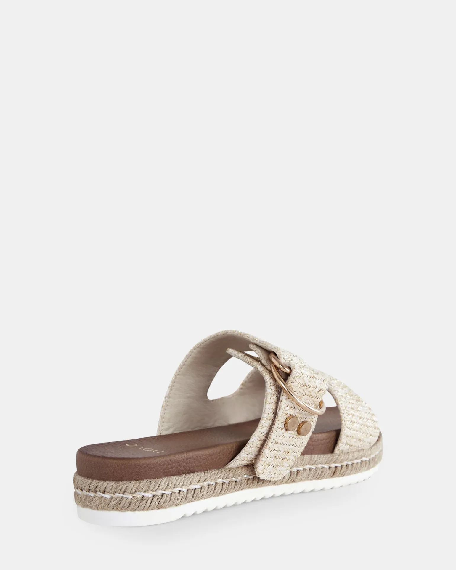 SEZZADIO METALLIC RAFFIA Sandals