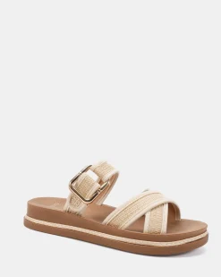 SHADOW RAFFIA Sandals