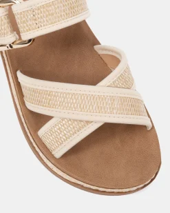 SHADOW RAFFIA Sandals