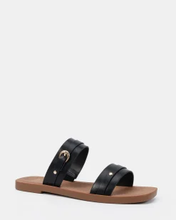 SHARP BLACK Sandals