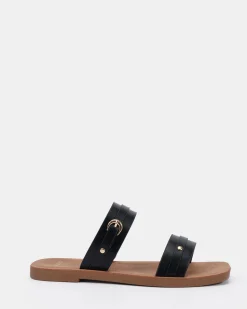 SHARP BLACK Sandals