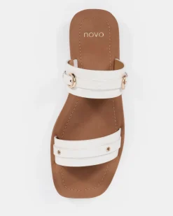 SHARP WHITE Sandals