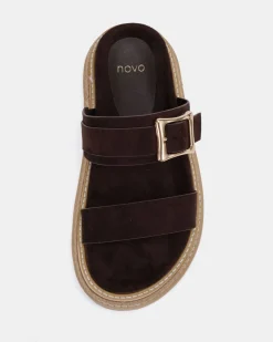 SIERAH ESPRESSO SUEDE Sandals
