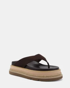 SPOIL ESPRESSO SUEDE Flatform