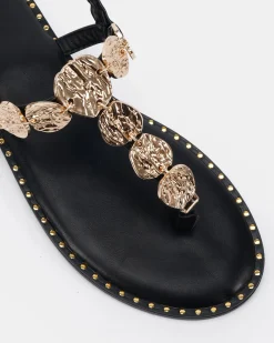 STAZIE BLACK Strappy Sandals