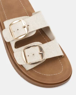 STONE LINEN Sandals