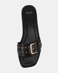 SUGARPLUM BLACK Sandals
