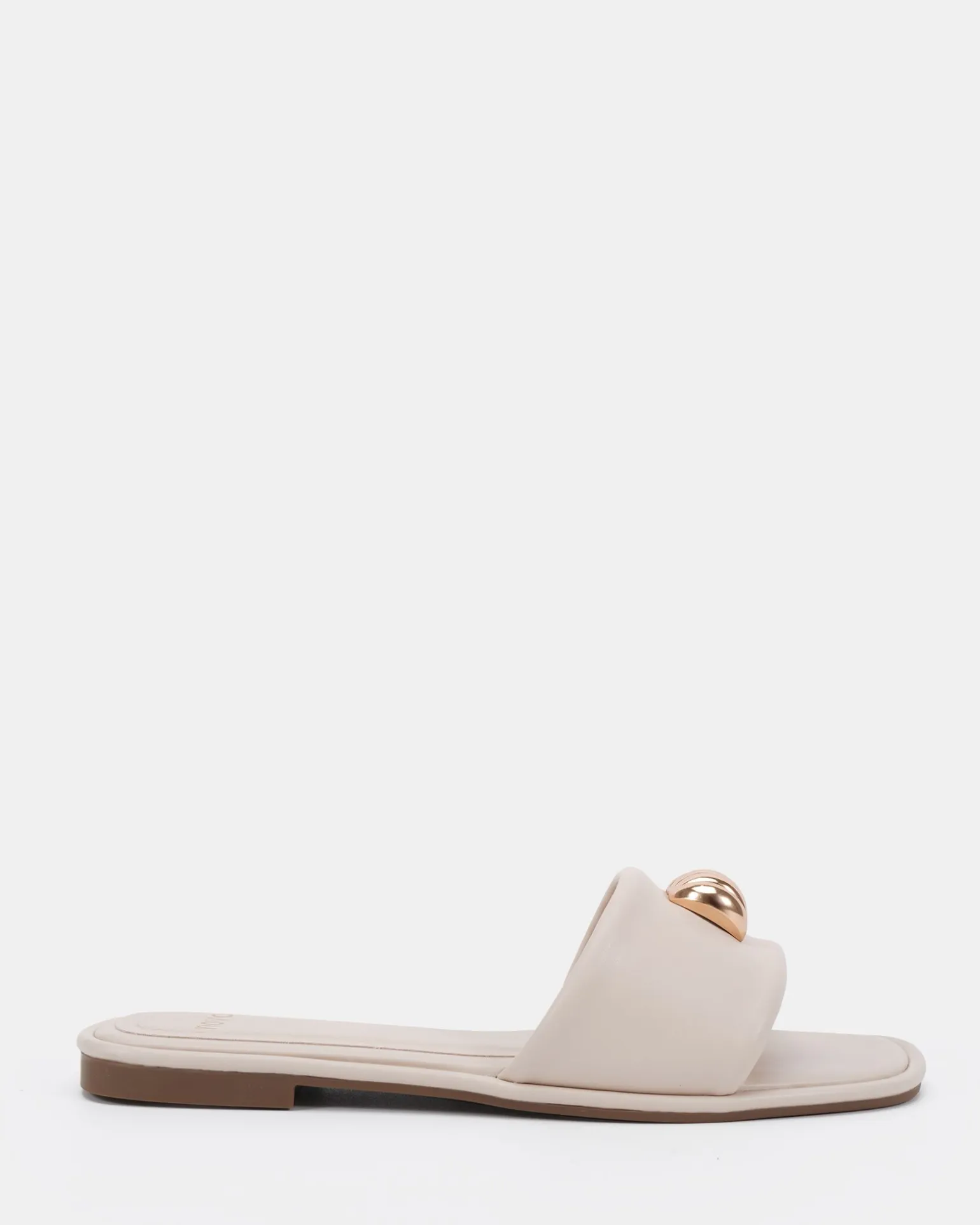 SULTAN CREAM Flat Sandals