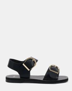 TALITHA BLACK Strappy Sandals
