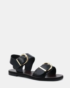 TALITHA BLACK Strappy Sandals