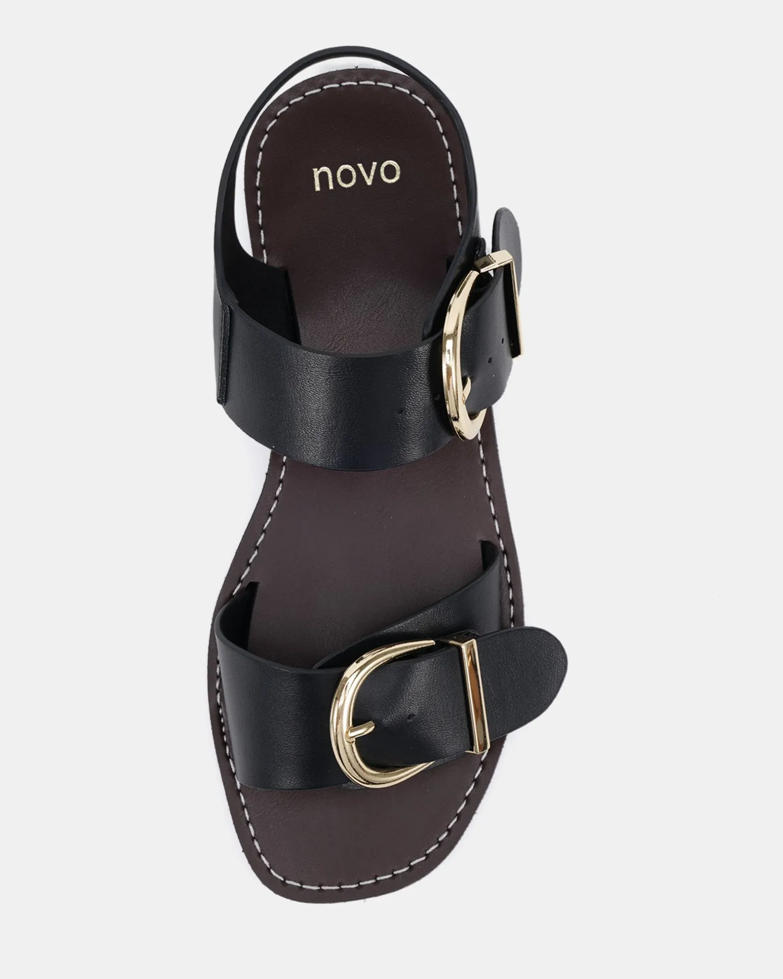 TALITHA BLACK Strappy Sandals