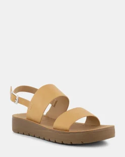 TAMSAN CAMEL Strappy Sandals