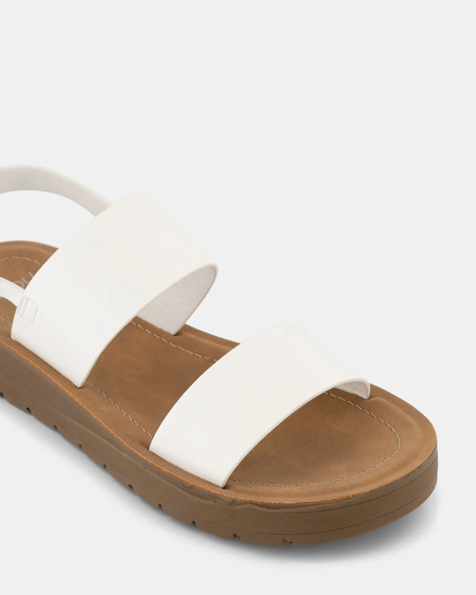 TAMSAN WHITE Strappy Sandals