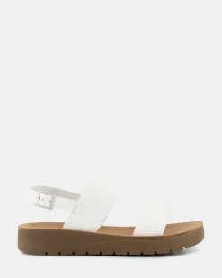 TAMSAN WHITE Strappy Sandals