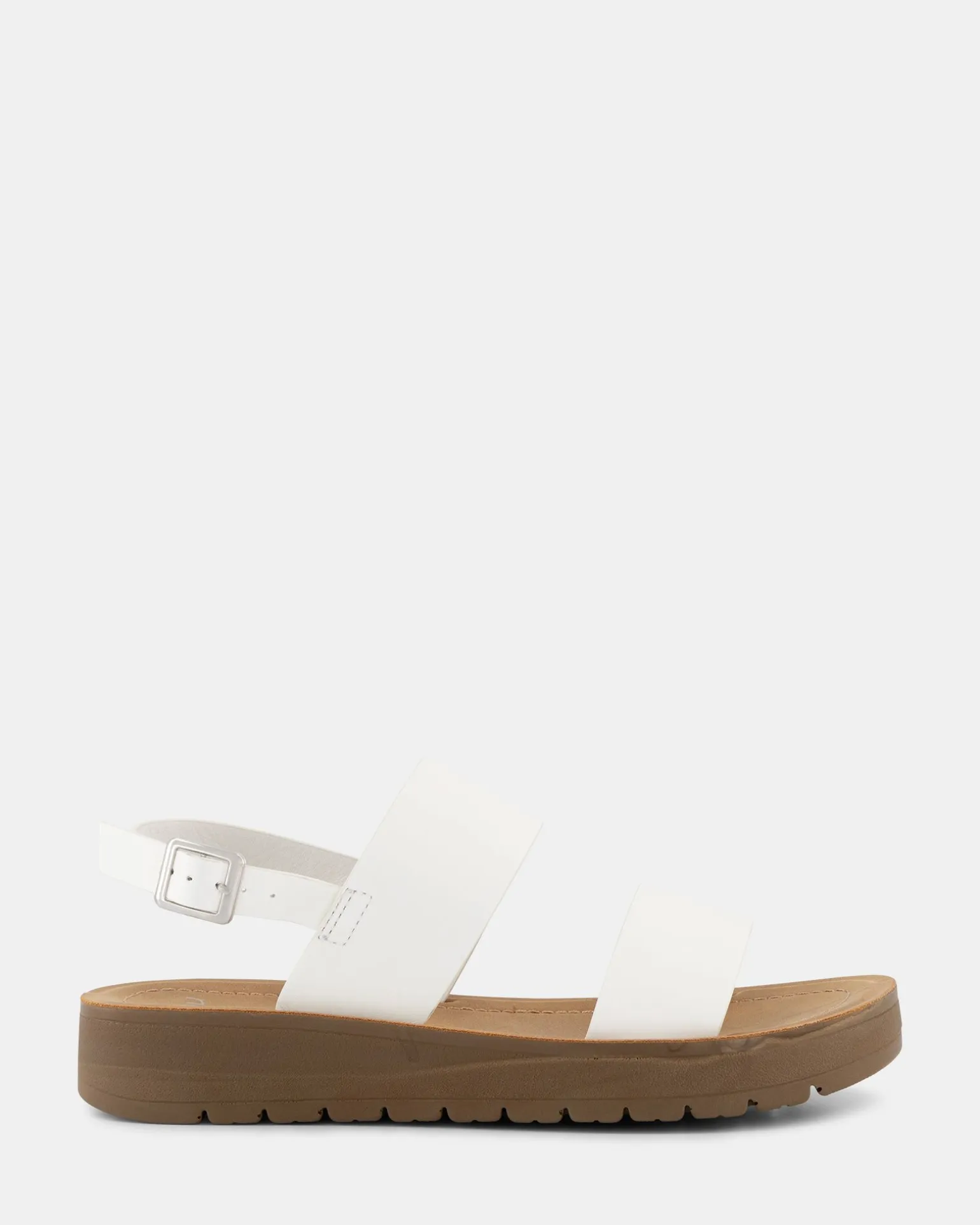TAMSAN WHITE Strappy Sandals