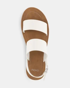 TAMSAN WHITE Strappy Sandals