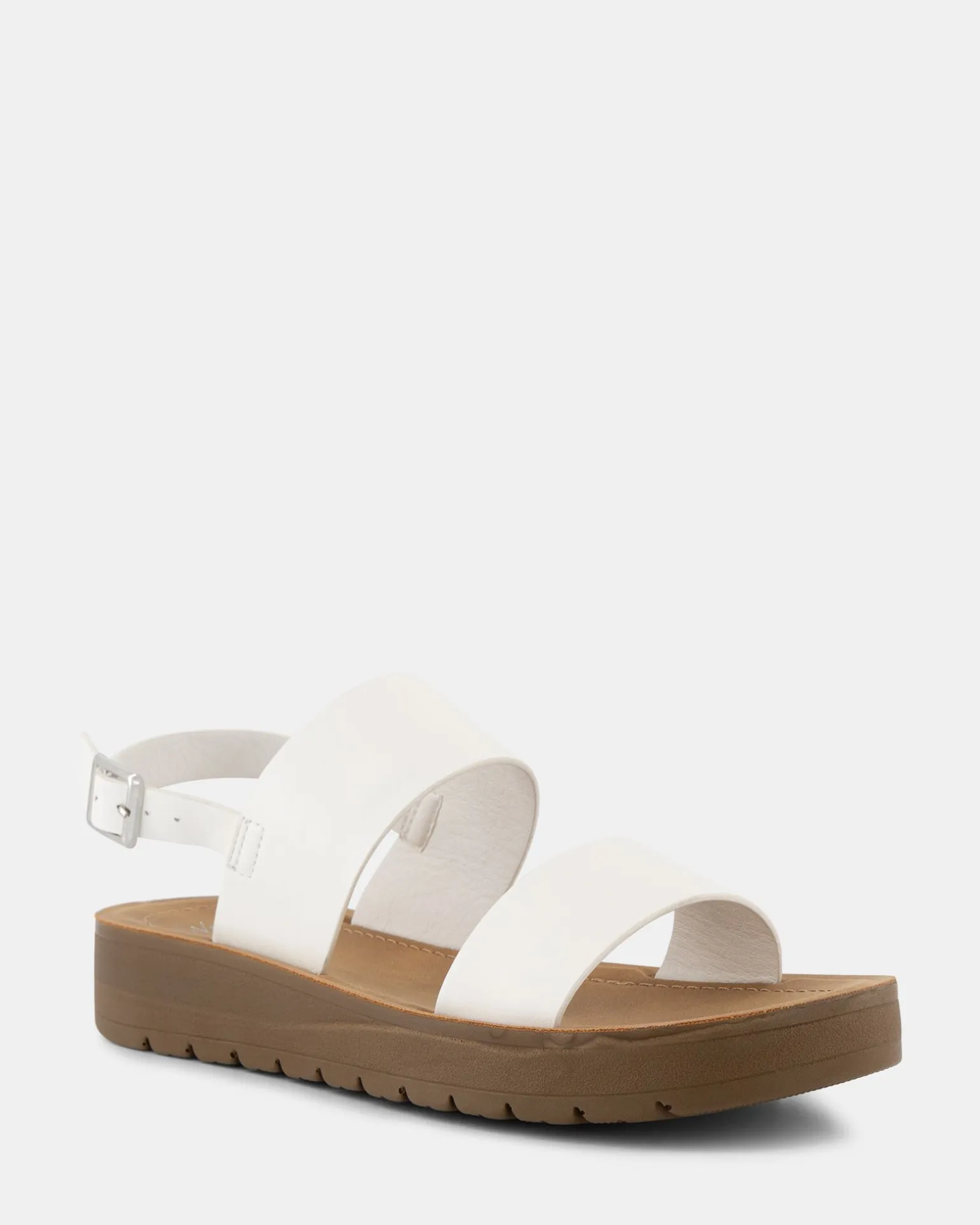 TAMSAN WHITE Strappy Sandals