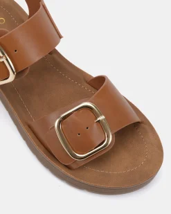 TAVOR TAN Strappy Sandals