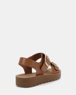 TAVOR TAN Strappy Sandals
