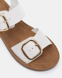 TAVOR WHITE Strappy Sandals
