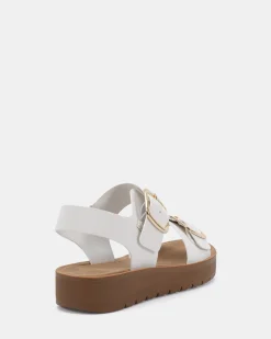 TAVOR WHITE Strappy Sandals