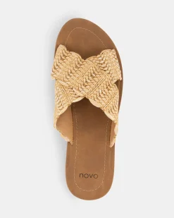 THIAGO NATURAL RAFFIA Sandals