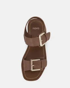 TIERNEY TAN Strappy Sandals