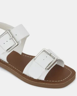 TIERNEY WHITE Strappy Sandals