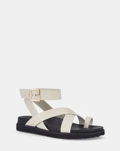 TILLIE CREAM Flat Sandals