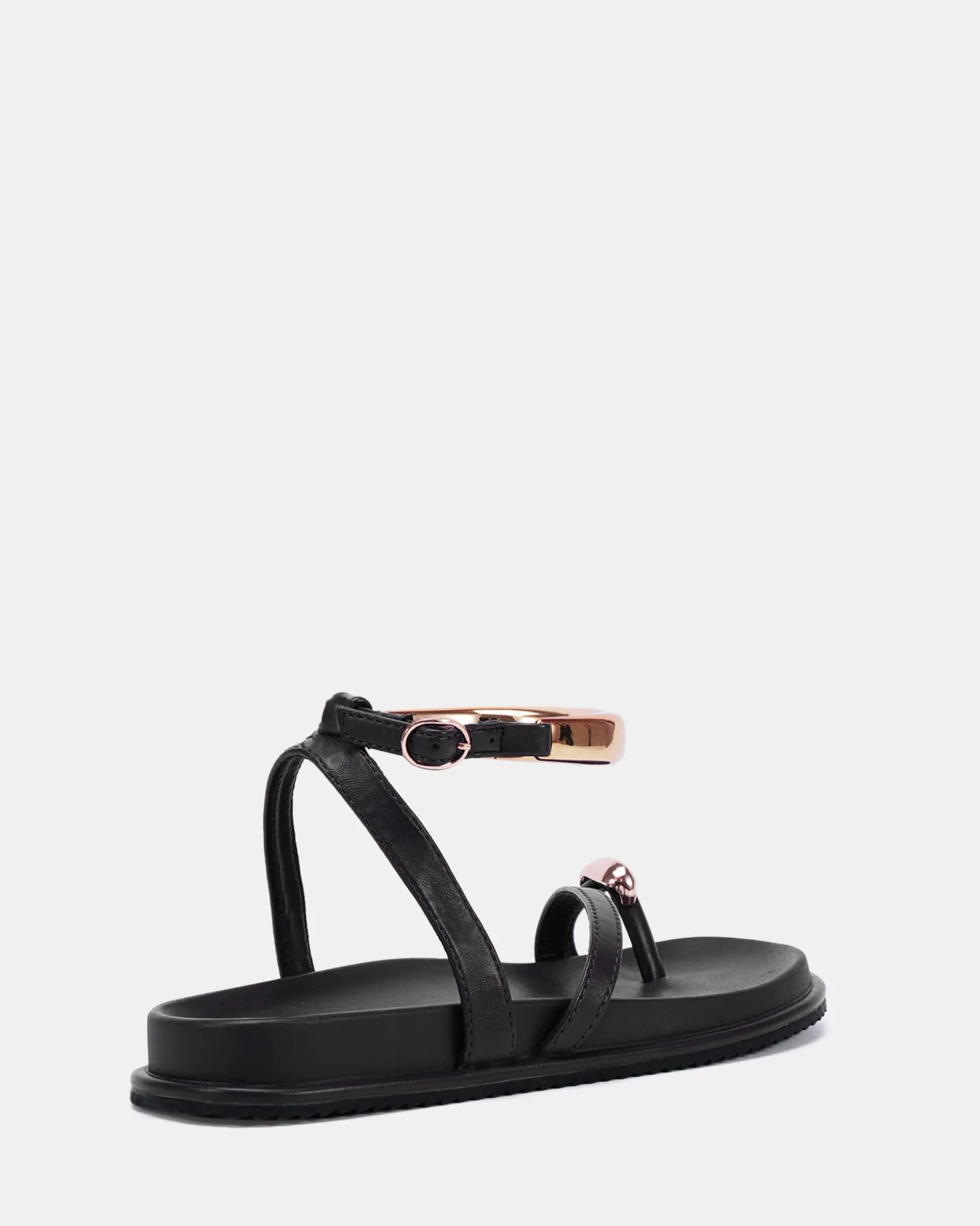 TINKERBELL BLACK Flat Sandals