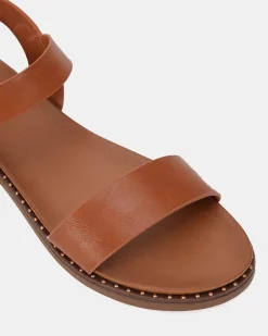 TRAINOR TAN Strappy Sandals