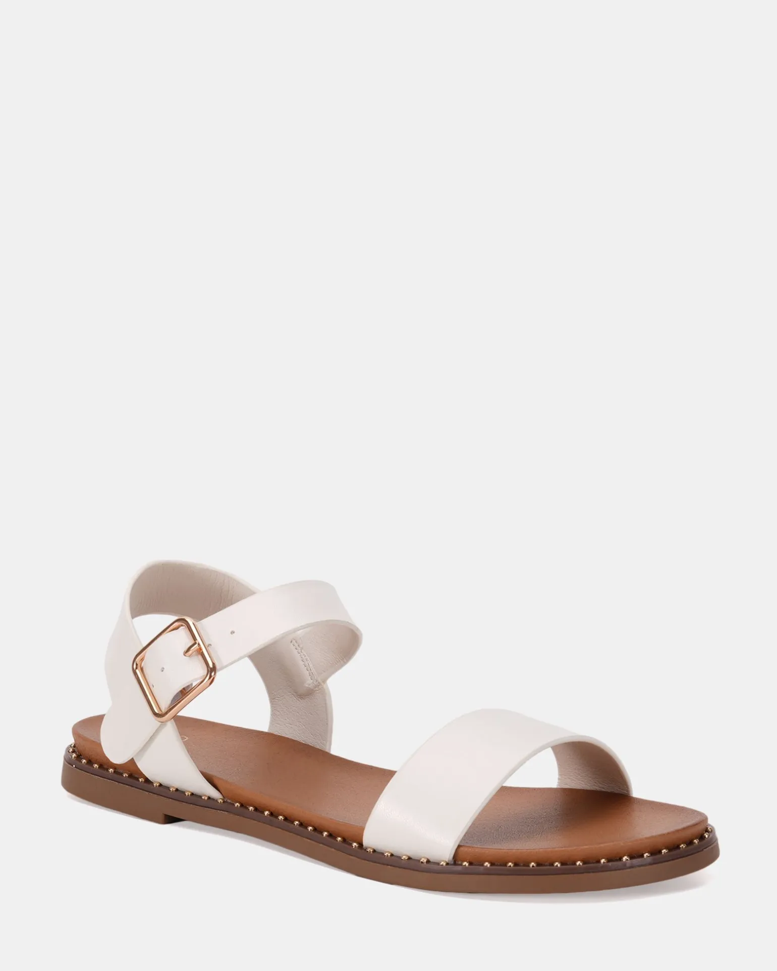 TRAINOR WHITE Strappy Sandals