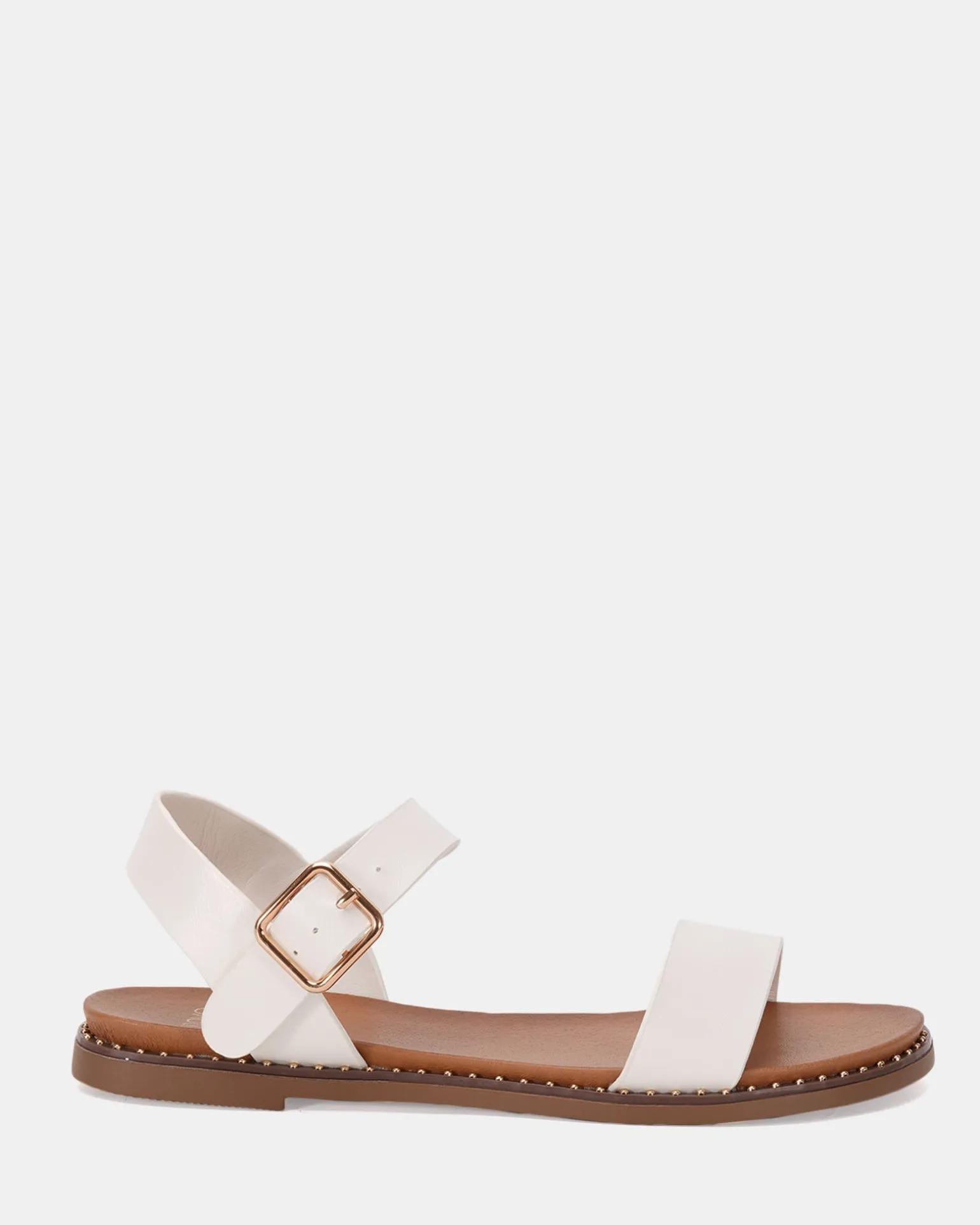 TRAINOR WHITE Strappy Sandals