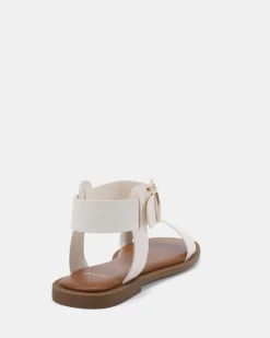 TRULEE WHITE Strappy Sandals