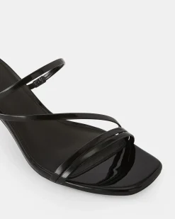 UDITA Black Patent Mules