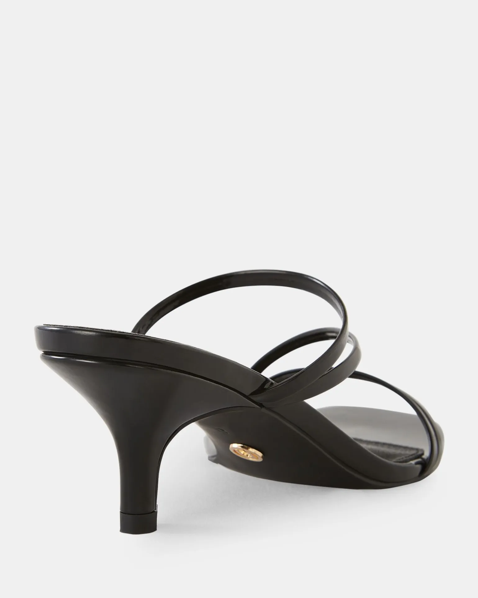 UDITA Black Patent Mules
