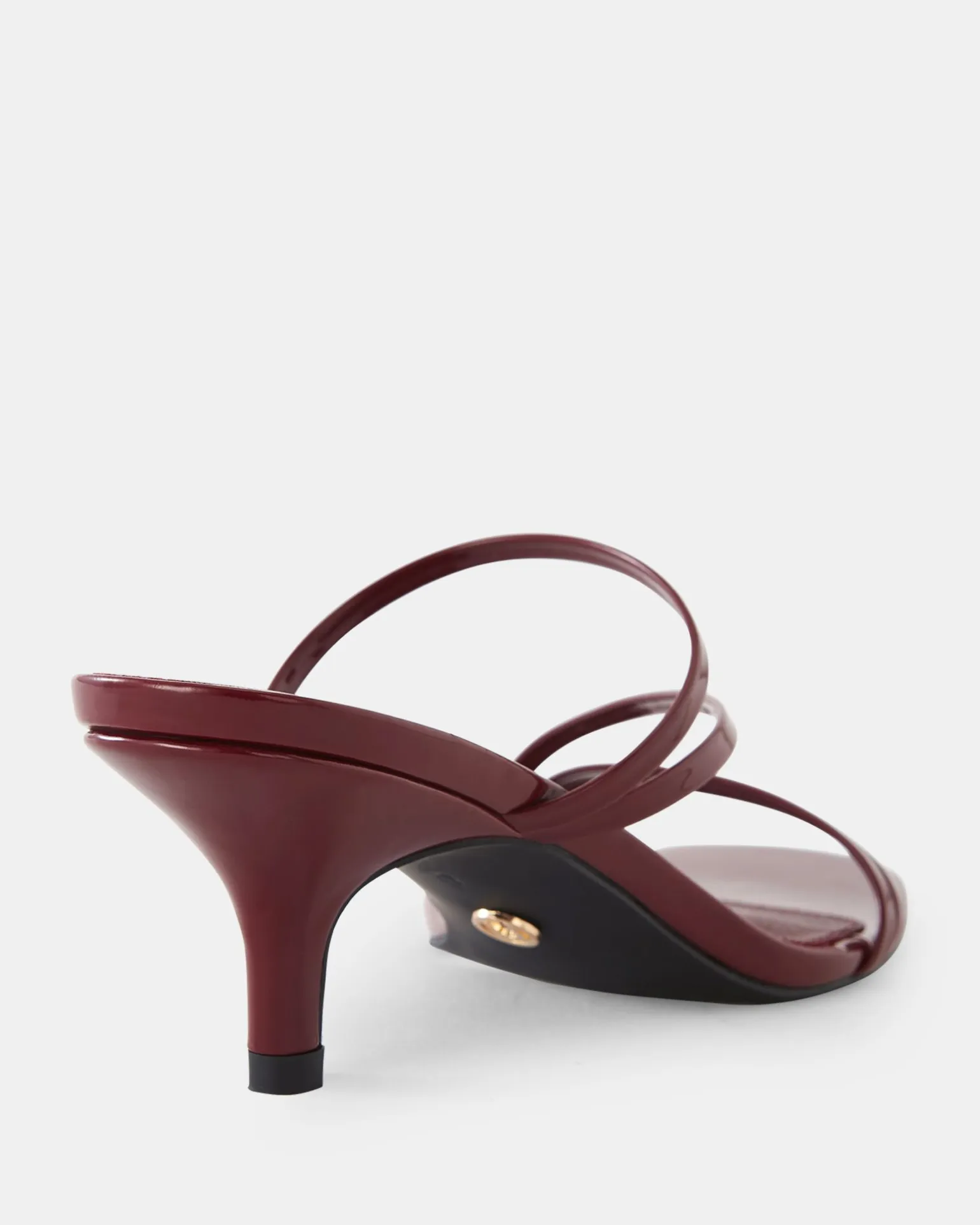 UDITA DEEP RED PATENT Mules