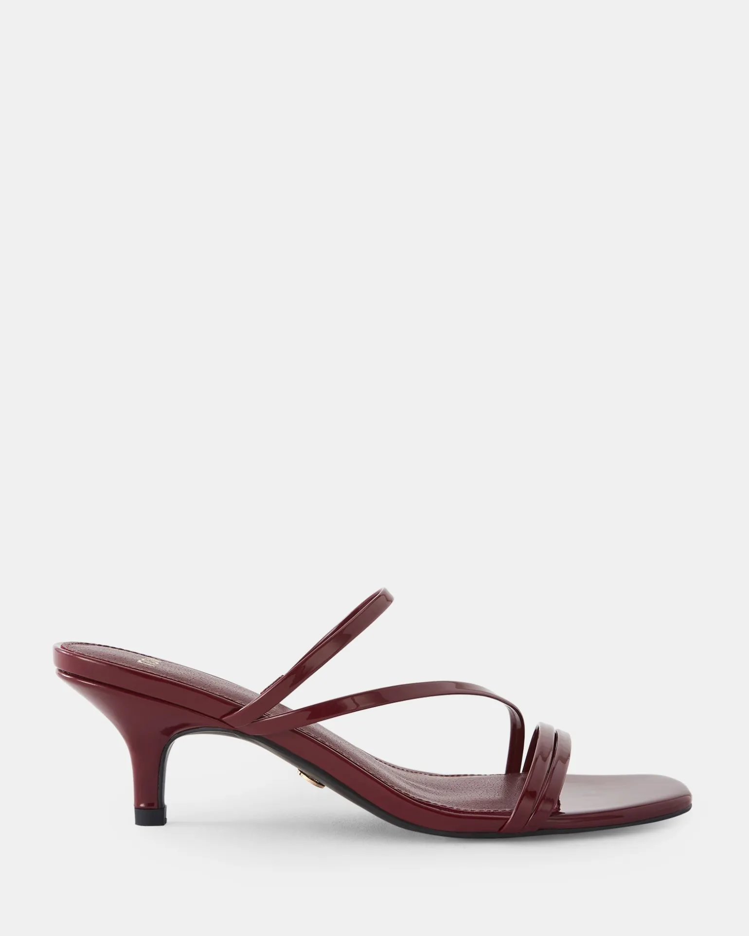 UDITA DEEP RED PATENT Mules