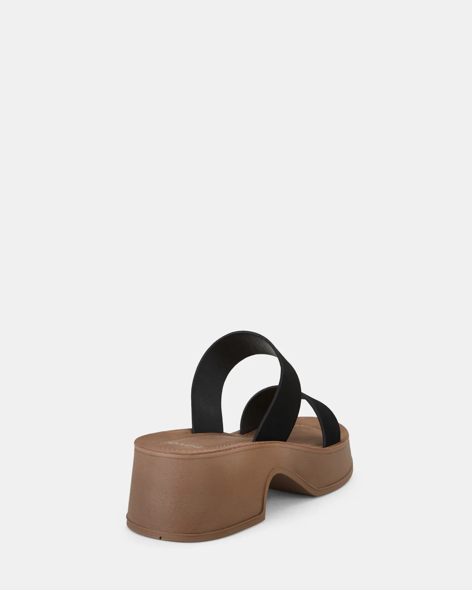 UGENTO BLACK Strappy Sandals