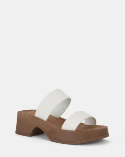UGENTO WHITE Strappy Sandals