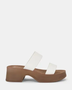 UGENTO WHITE Strappy Sandals