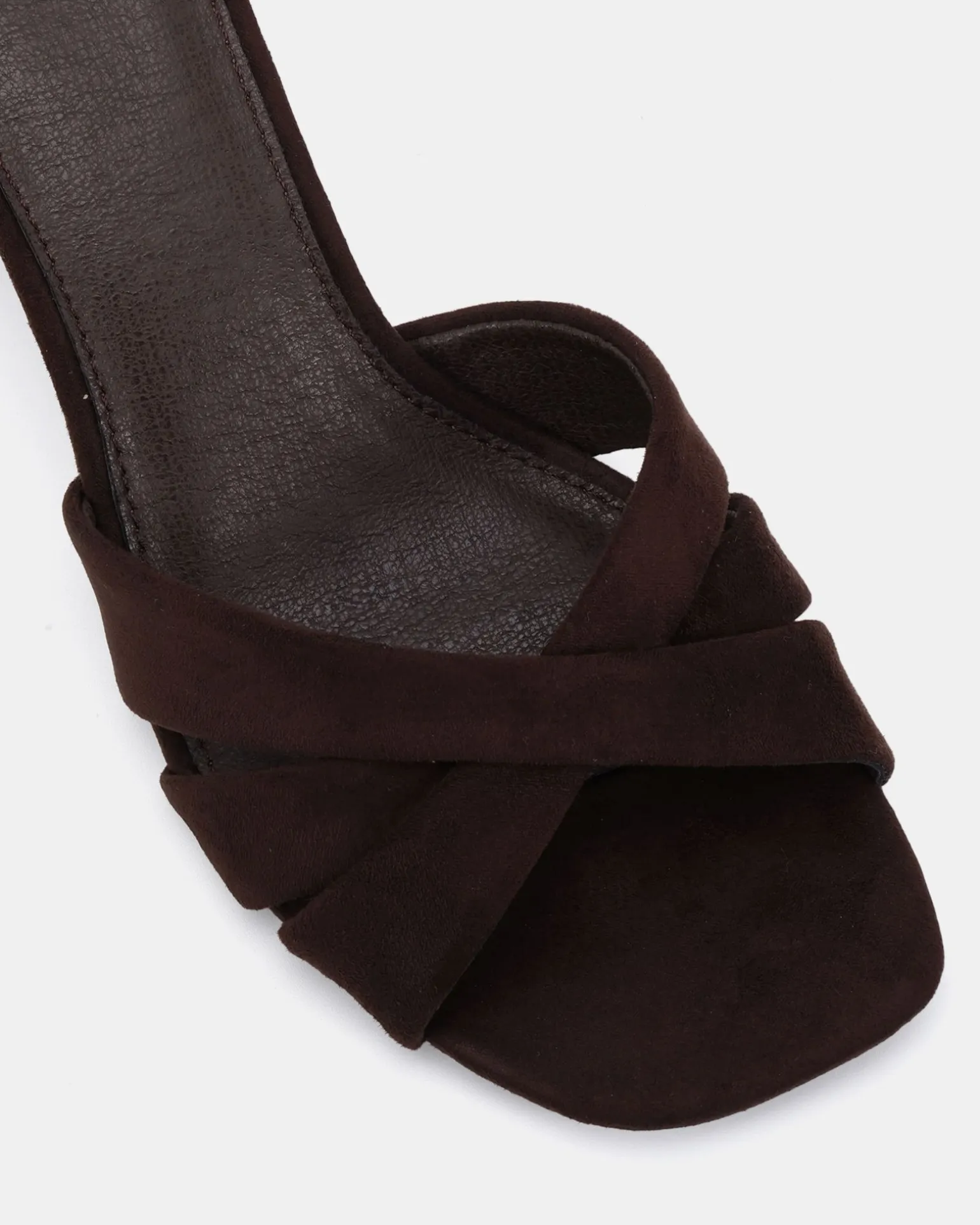 ULLIAM ESPRESSO SUEDE Mid Heels