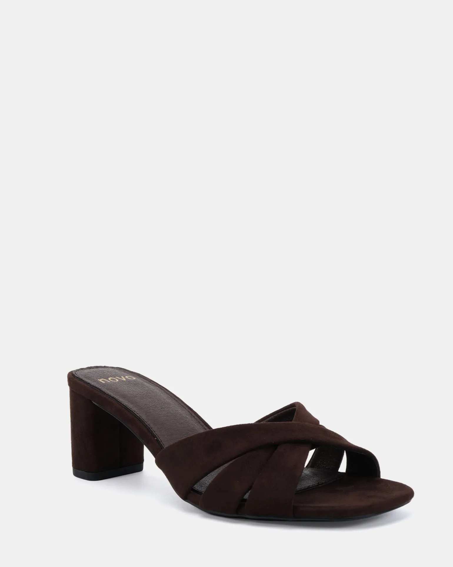 ULLIAM ESPRESSO SUEDE Mid Heels