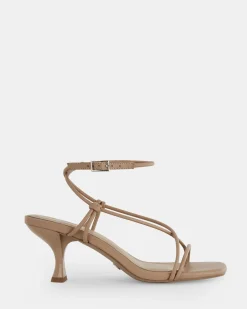 UMBRIA Sand Kitten Heels