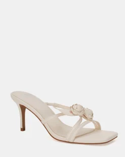 UMII WHITE Block Heels