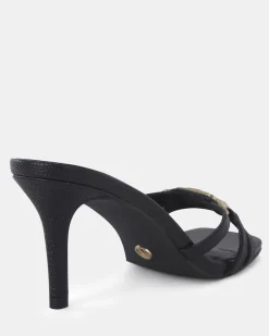 URSINO BLACK LIZARD Stilettos