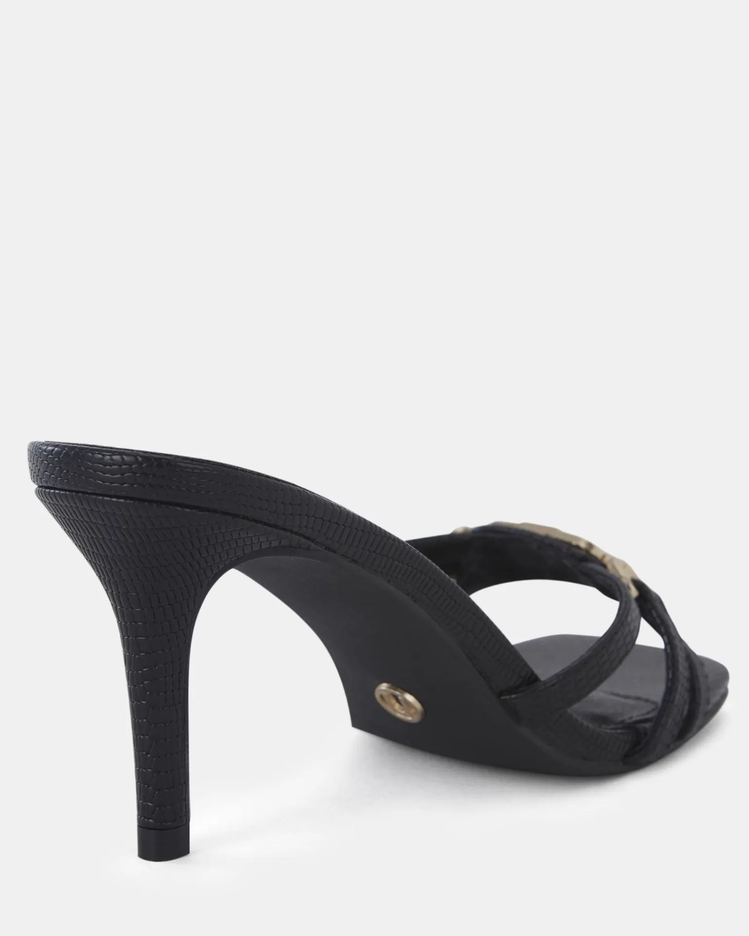 URSINO BLACK LIZARD Stilettos